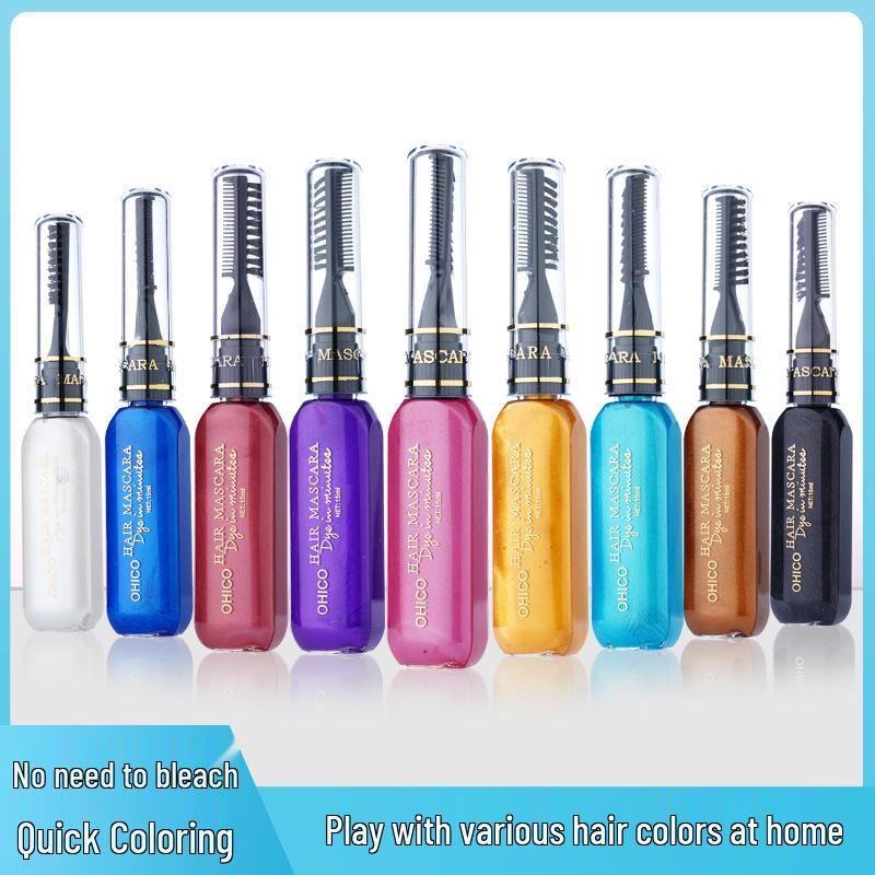 15-Color Washable Anime Hair Dye Pen for Hot Spot Hair Styling