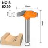 1/5pc 1/4inch 6mm Shank Woodworking Door Frame Lace Knife Door Engraving Profiled Lace Cabinet Engraving Knife Imported Milling Cutter