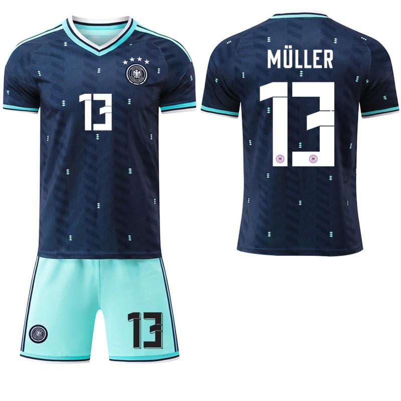 2627 Allemagne Extérieur Coupe du Monde N°. 8 Cross Jersey 7 Hafertz 10 Musiara Combinaison Uniforme de Football Homme