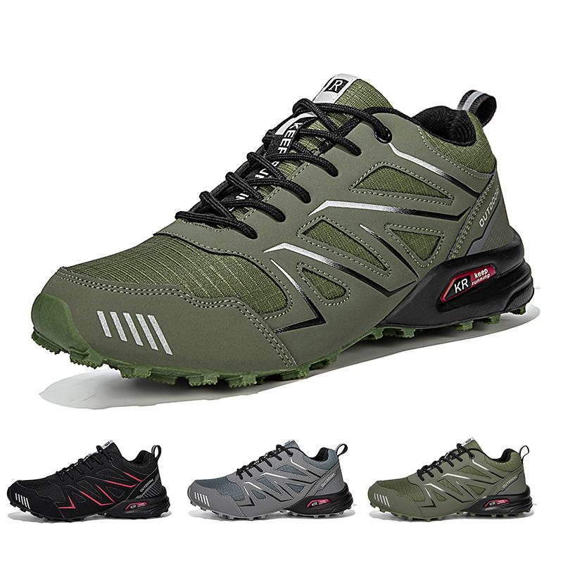 Waterproof Hiking Shoes Men Hiking Sports Shoes Outdoor Camping Training Shoes Wear-Resistant Hunting Tactical Boots Men