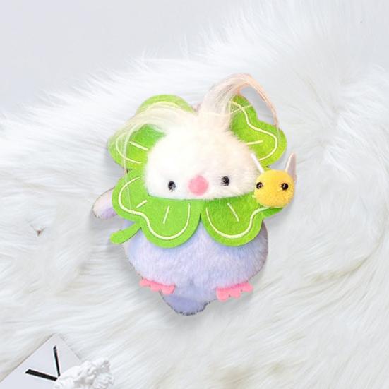 Doll Pendant Keychain Cartoon Style Long Hair Birds Shape Keyring Lightweight Key Holder Backpacks Cars Accessories