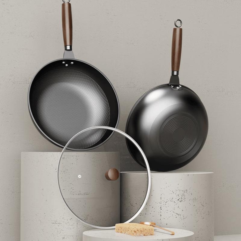 LISM Traditional Wrought Iron Wok