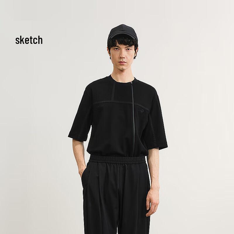 Ku Xuan Men's 2025 Summer H-Fit Round Neck Cotton T-Shirt