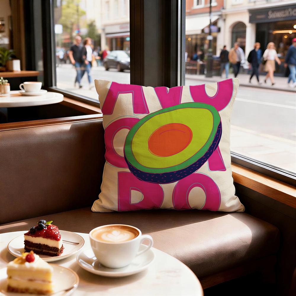 print pattern Avocado print Cushion Cover Decorative Cushion Cushions Covers Cover Sofa 50x50 Pillow 4 Piece 45x45 40x40