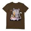 Vo Maria Unisex Adult Kawaii Neko Cat T-Shirt