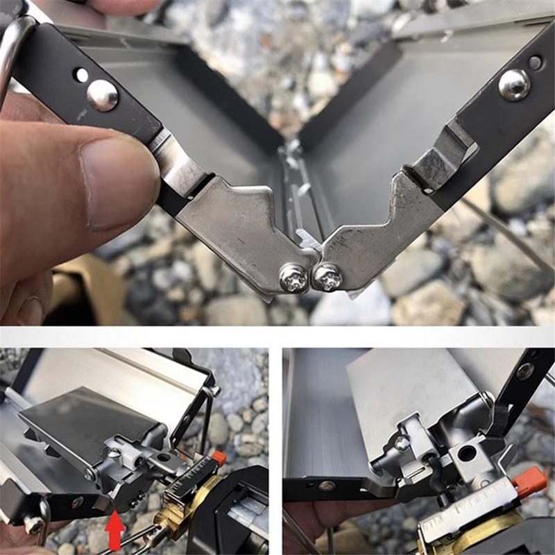 Camping Stove Outdoor Portable Windproof High-Power Cassette Gas Stove Picnic Accessories