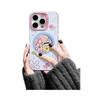 SpongeBob Silver Apple 16 Pro Max Case: Drop-Proof, Trendy 15-Color IMD Design for 14/13