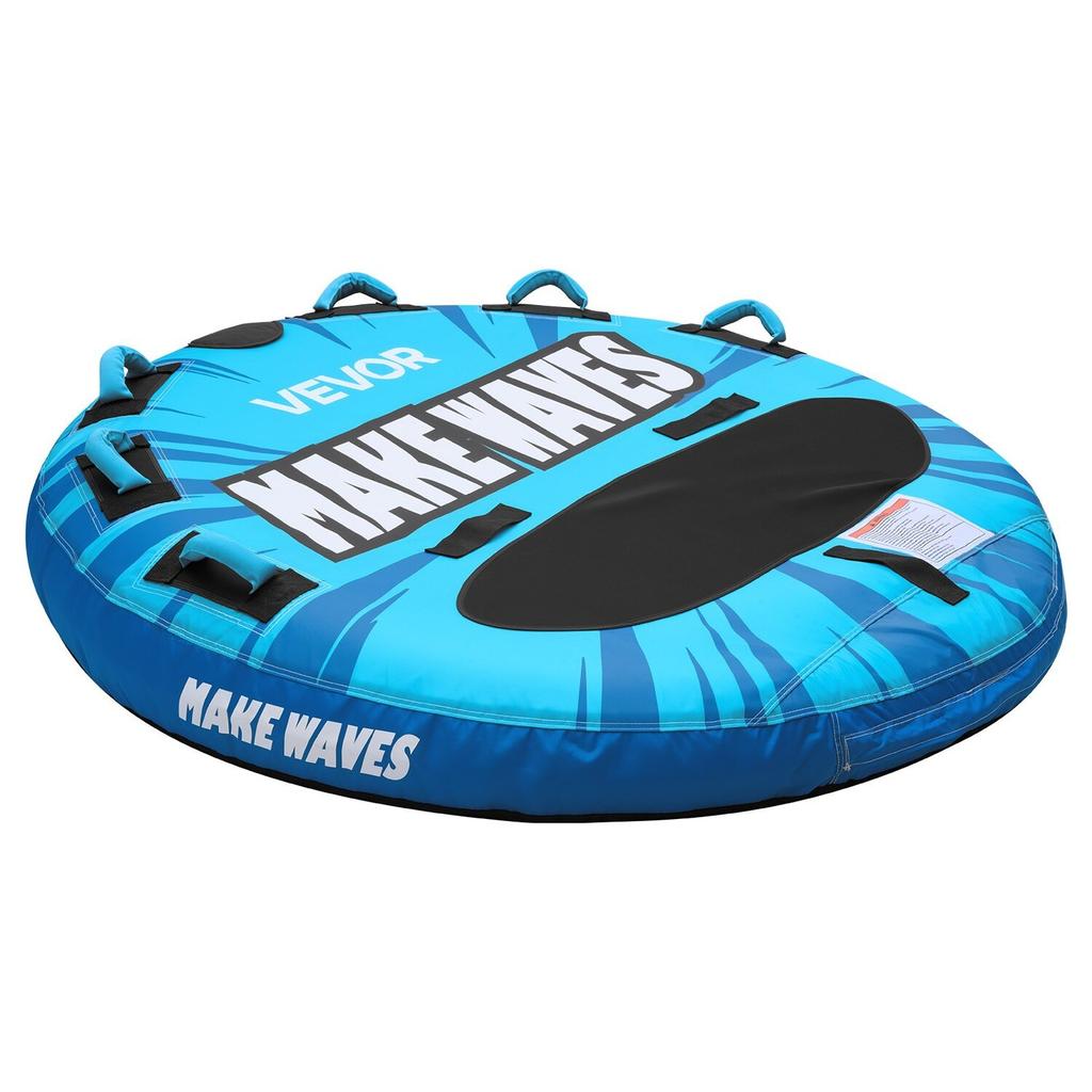 Towable Tubes for Boating, 3-Rider Inflatable Boat Tubes and Towables, 231kg Capacity Water Sport Tube for Boat To Pull - with Anti-Slip Pad, Full