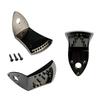 8 String Mandolin Tailpiece with Mounting Hardware Metal Triangular Mandolin Tailpiece Instrument Replacement Part