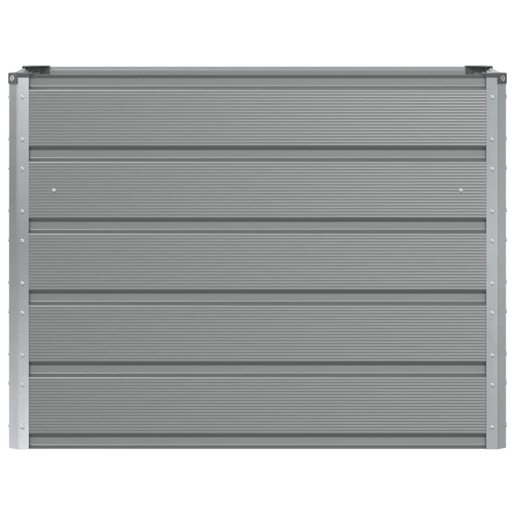 Planter Box Light Grey 100 X 40 X 75 Cm Steel