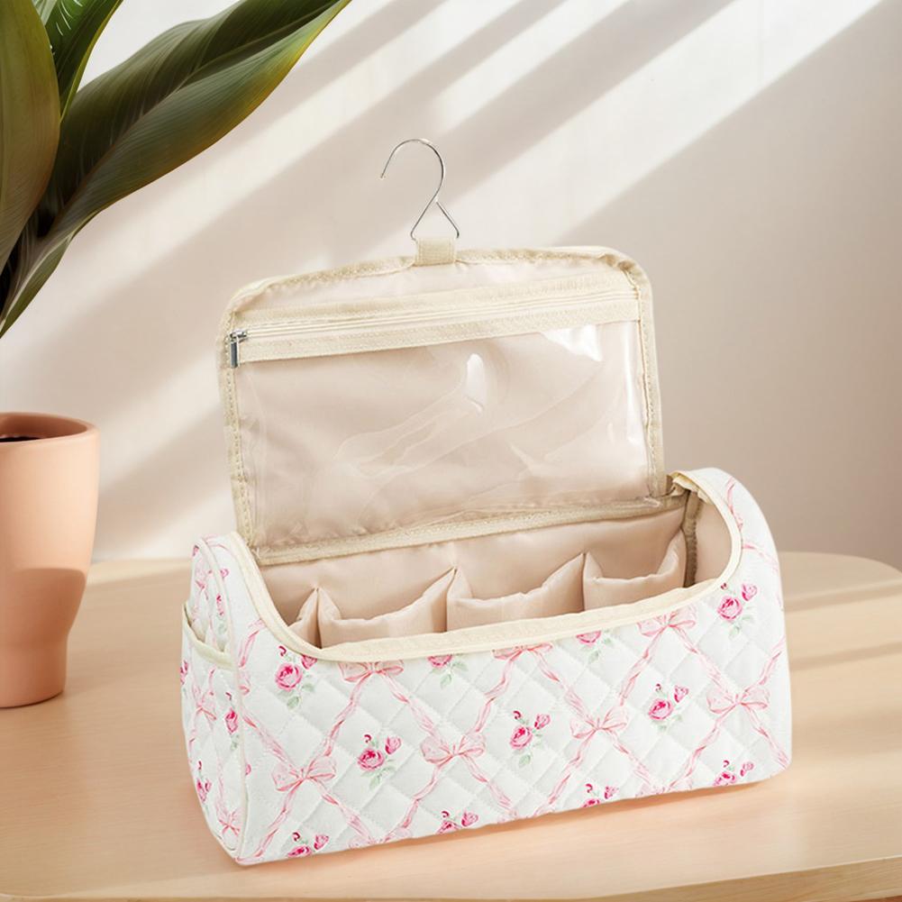 Travel Makeup Case Large Capacity Hair Dryer Storage Bag Toiletry Organizer Bag for Women Girls Daily Use