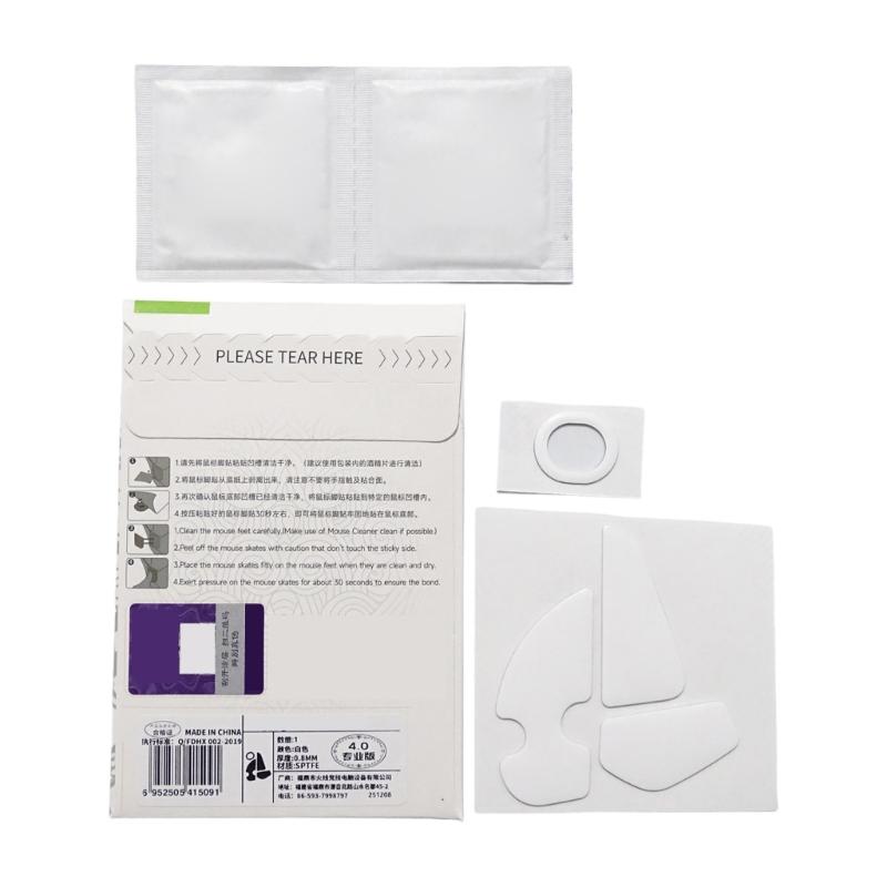 Тефлоновые ножки для мыши Низкий уровень шума Простая установка Ножки для мыши Плавное скольжение для игровой мыши Различные настройки 1