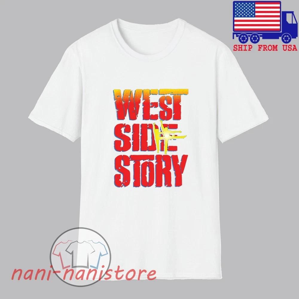 West Side Story Broadway Show Men s White Size S-5XL 2XL