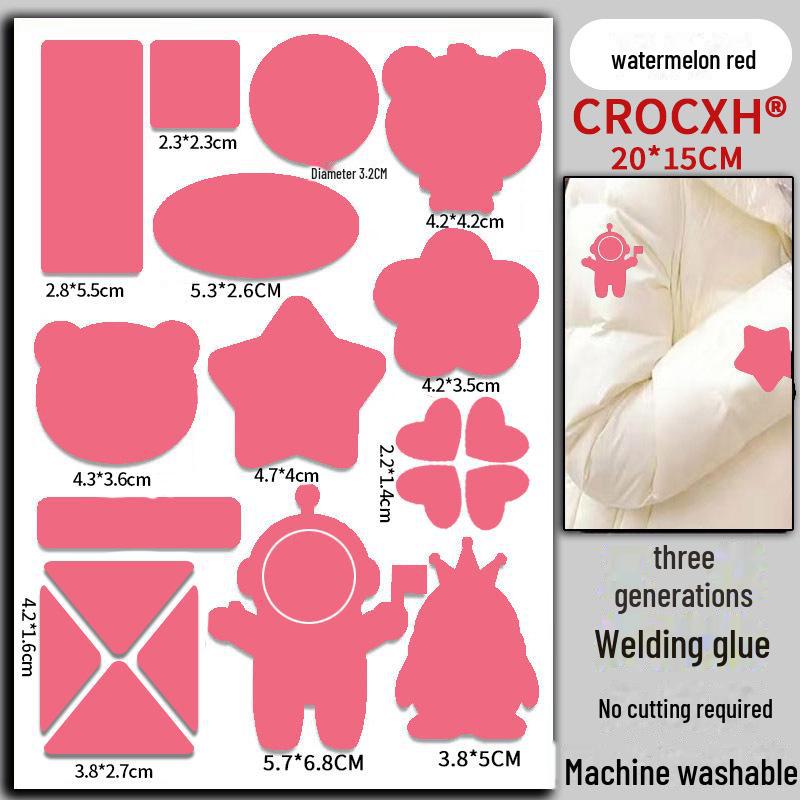 Adeziv pentru plasturi de coate și genunchi de a treia generație - Lipici de sudură la preț redus pentru jachete și pantaloni