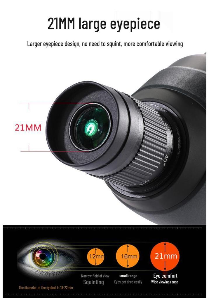 GOMU HD 20-60x70 Waterproof Monocular Telescope for Birdwatching