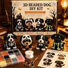 Forniture Artistiche Educative per Principianti Set Artistico Fai-da-te Cane di Halloween 3D Kit Cucciolo con Perline Kit per Creare Braccialetti Carini Animale Adulti Decorazione Scrivania Casa