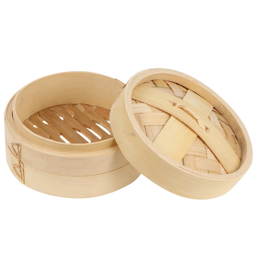 1 Set Bamboo Kitchen Cooking For Food Reusable Basket Practical Household Steamer Multi-Functional Kitchen Supplies Steamer For