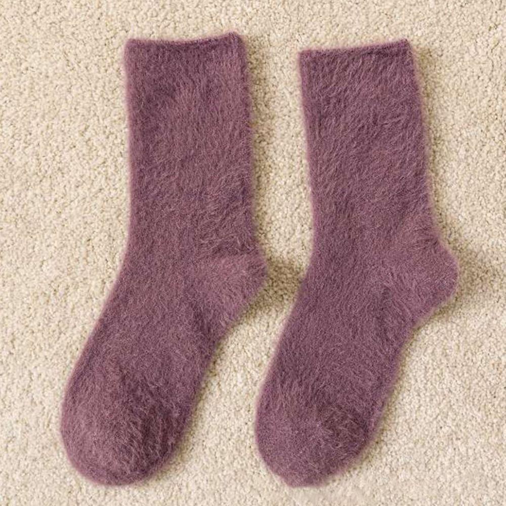 Winter Warm Snow Socks Seamless Velvet Sleep Socks Gift Stockings