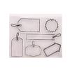 1pcs Travel Label Tag Note Transparent Clear Silicone Stamp