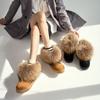Plus Size Women Furry Snow Boots Platform Non Slip Winter Warm Boots