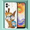 Cartoon Anime Doraemon Phone Case For Samsung Galaxy A01 A03 Core A04 E A02 A05 A10 A20 A21 A30 A50 S A6 A8 Plus A7 Black Cover