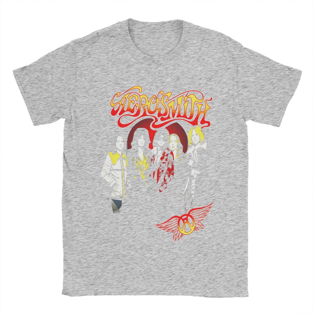 Aerosmith Tour Cotton TShirt For Mens Summer  Y2K Casual TShirts ONeck Hippie Tee Shirt Plus Size Print Tops