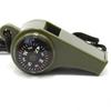 Outdoor whistle Plastic multi-functional three-in-one whistle, life-saving whistle Compass thermometer whistle, referee whistle