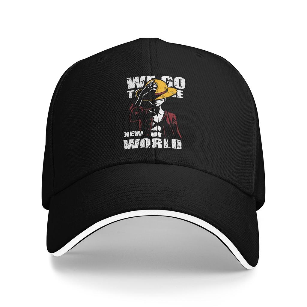 One Piece Flag Jolly Roger  Baseball Caps Vintage  Sandwich Hats Unisex Style Adjustable Caps Hat Sport