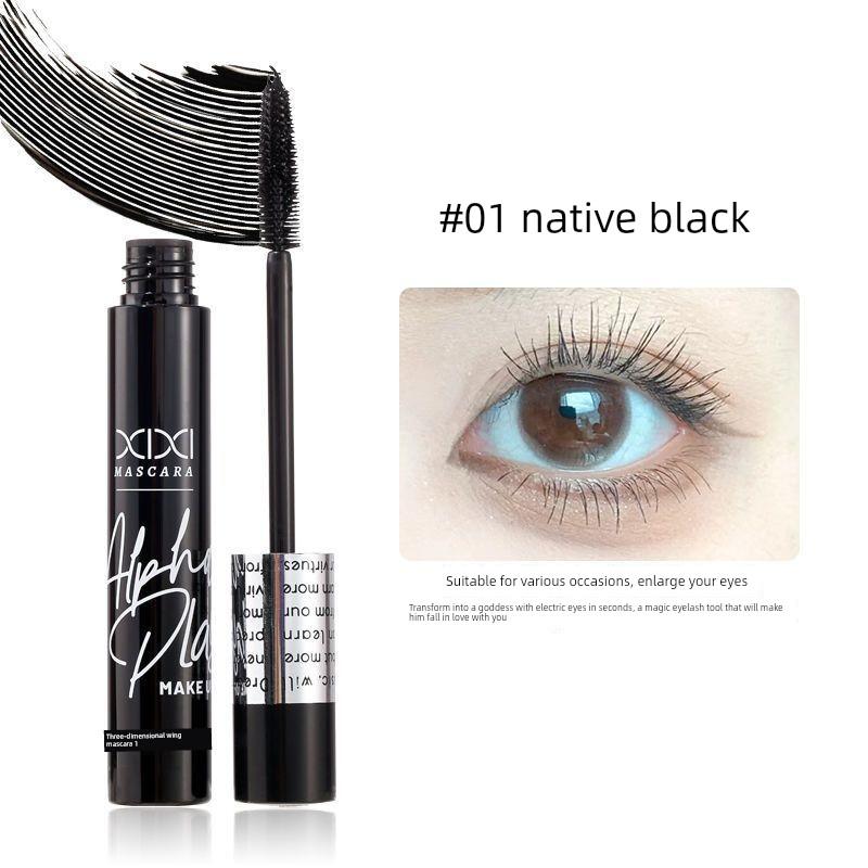 [Set] Xixi Feather-Light 3D Curling Mascara with Separate and Defined Lashes, Long-Lasting Curl, Sea Urchin-Shaped Brush Head for Makeup Use