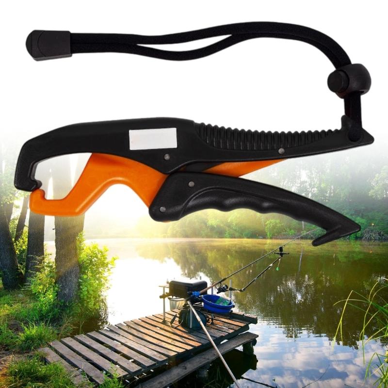 Plastic Fishing Pliers Fish Grabber Tool Nonslip Handle Fishes Lip Gripper Portable Fish Lip Clip Holder Controllers