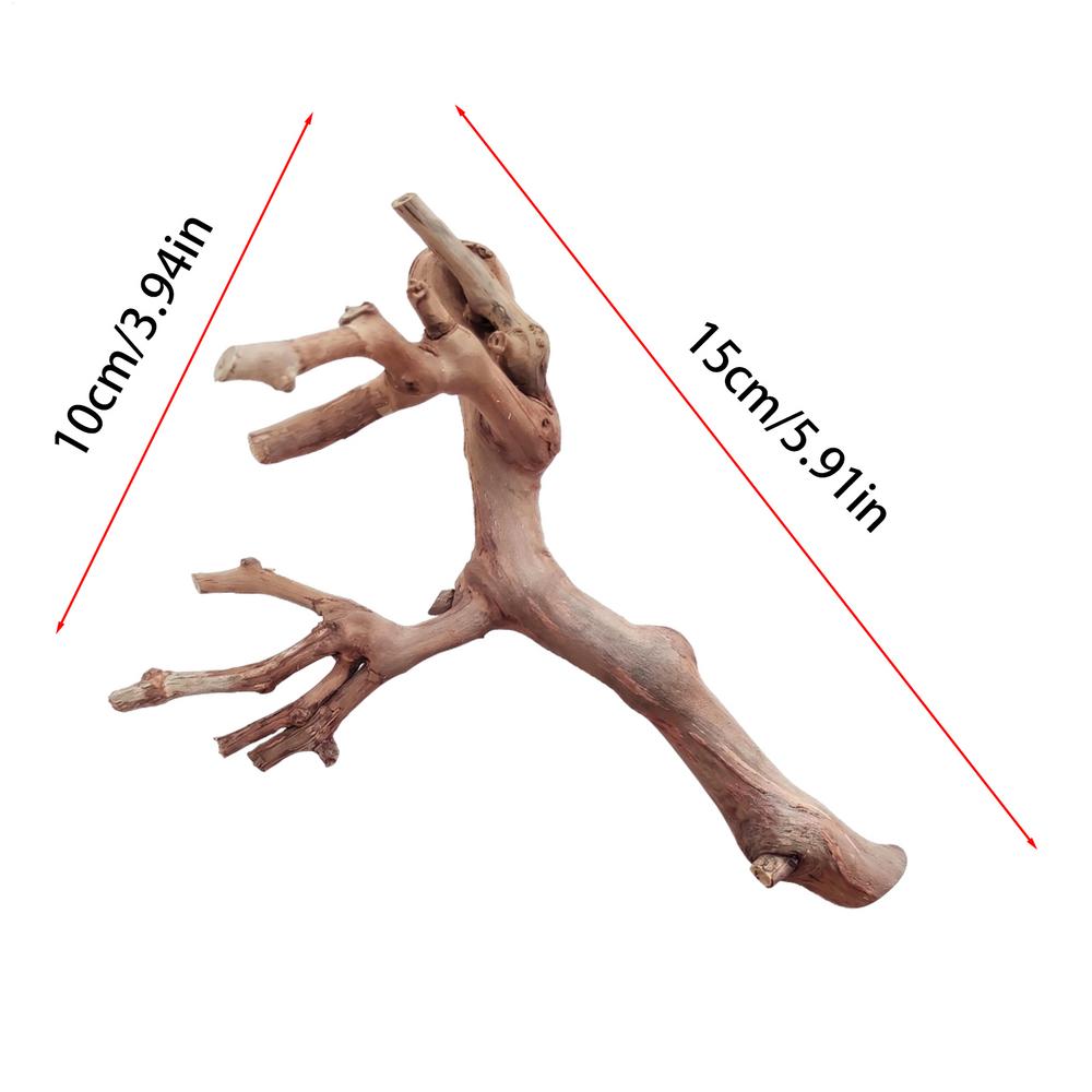 Wood Hamster Toys Wooden Branches Climbing Branches Reptile Terrarium Decor For Gecko Lizard Crab tank Decor Pet Supplies