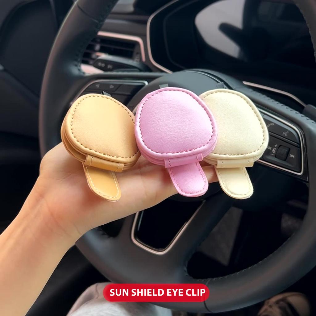 Car Multifunctional Glasses Clip PU Material Car Storage Glasses Clip Sun Visor Universal Car Sunglasses Clip 2025 New