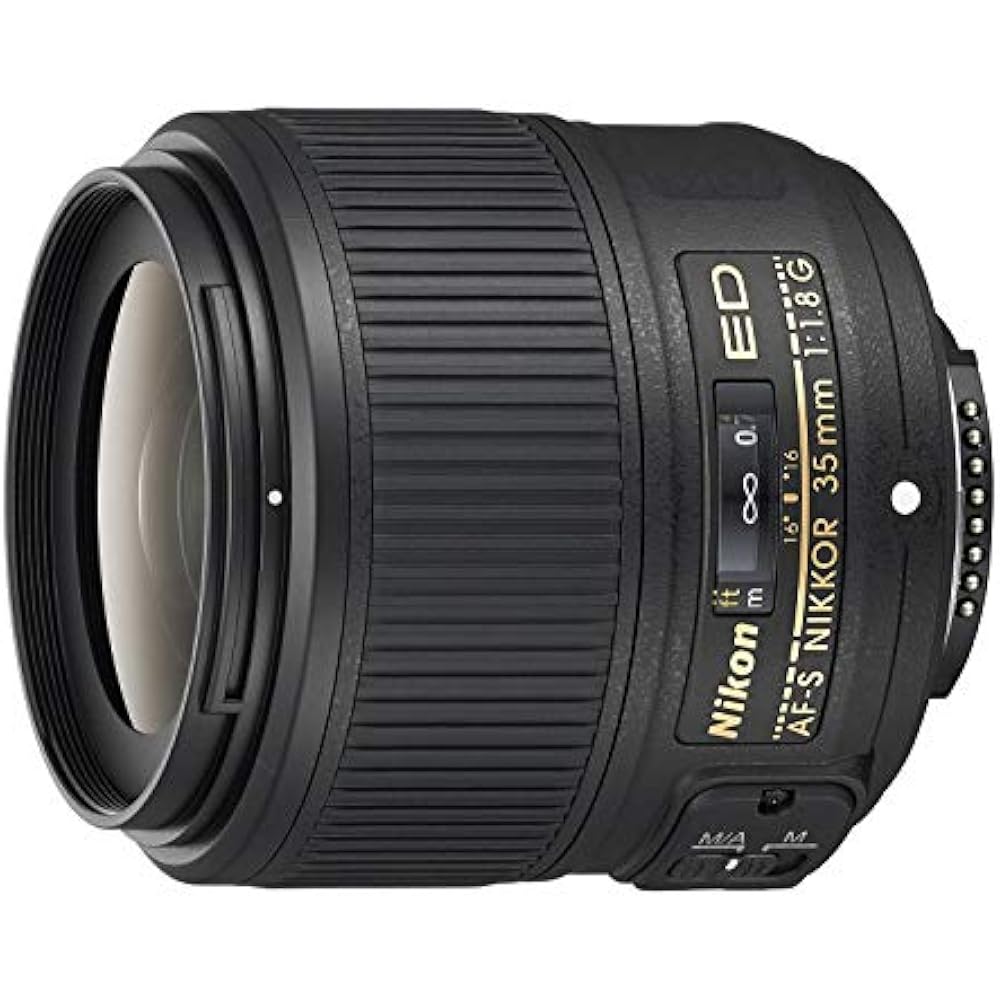 Nikon Single Focus Lens AF-S NIKKOR 35mm f/1.8 g ED Full Size Compatible