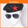 Wollen Baret met Vintage Stijl en Zonbescherming voor Volwassenen