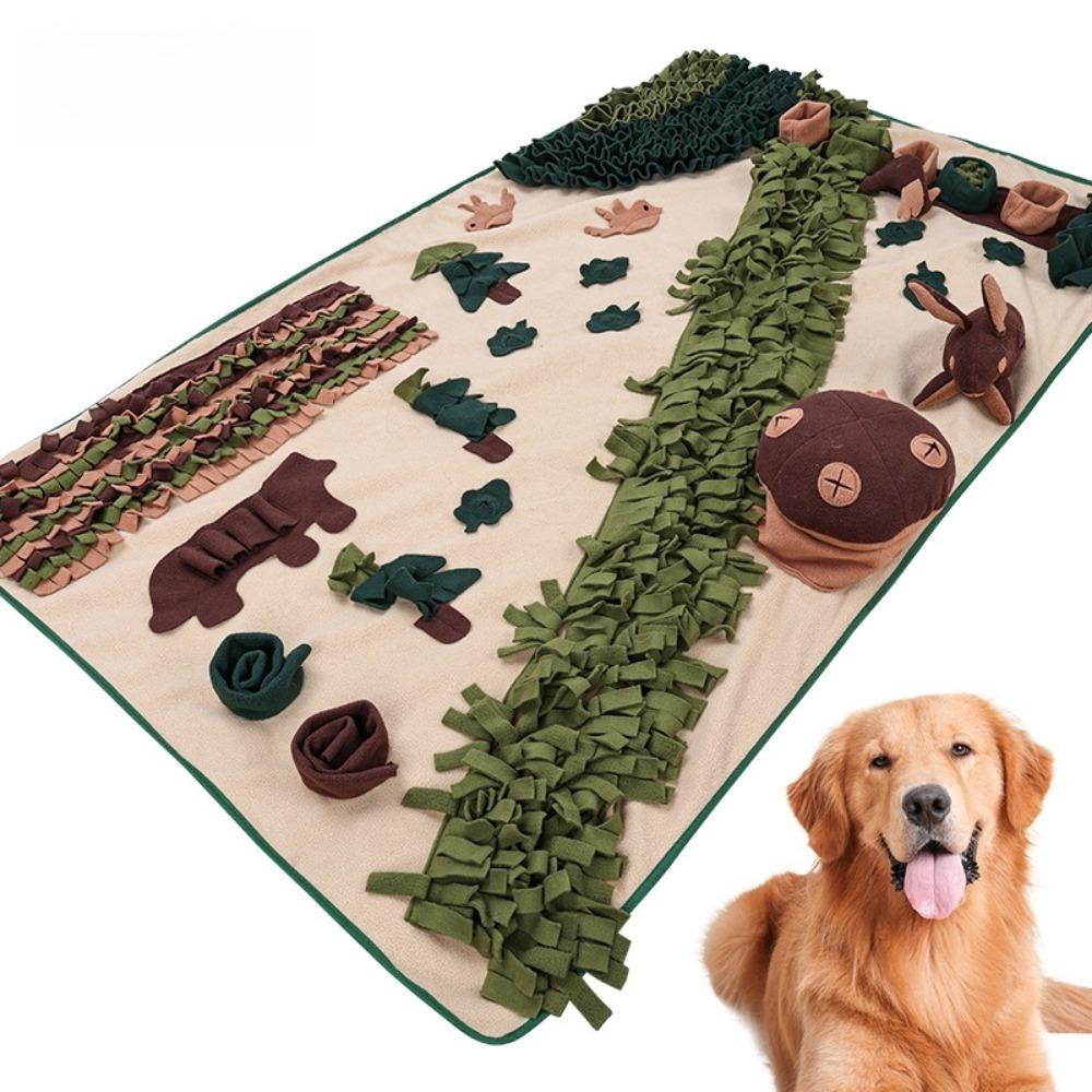 New extra-large forest pet sniffing pad, educational, hidden food, anti-choking, energy consumption, dog sniffing pad