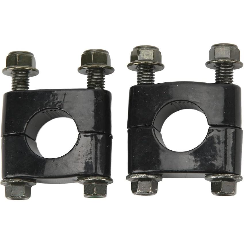 7/8 Inch 22 mm Motorcycle Handlebar Risers, 2 Pcs Universal Handlebar Clamp Stable Durable 7/8 Handlebar Risers 6063 T6 Aluminum Mini Bike Handlebar