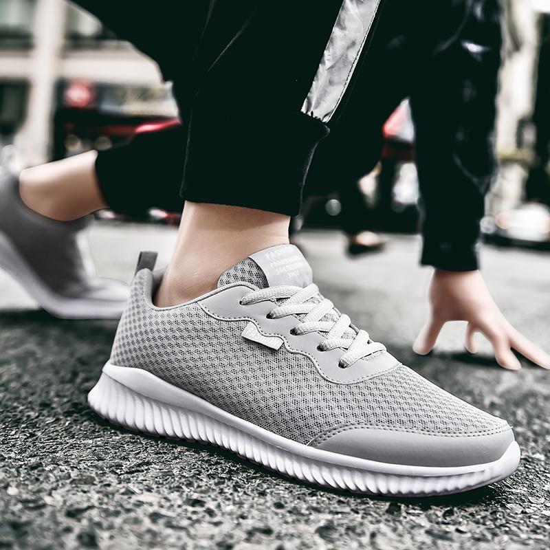 Сверхлегкие кроссовки большого размера с дышащей сеткой для бега по реке вверх по течению — фото 6