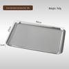 Korean Style 304 Stainless Steel Gold Rectangular Cafe Tray Dessert Plate