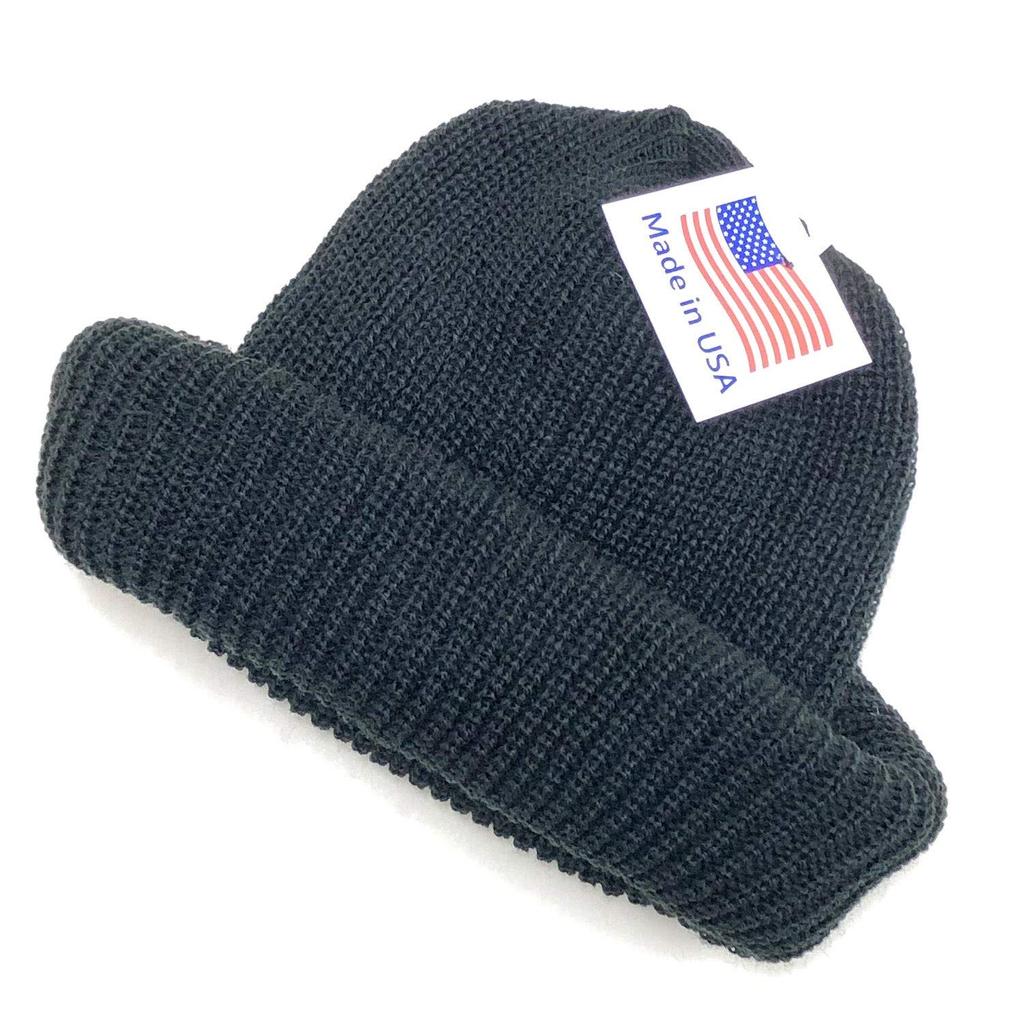 Rothco Solid Color Knit Twirly Knit Acrylic Watch Black Cap, Beanie, Hat, Cap,