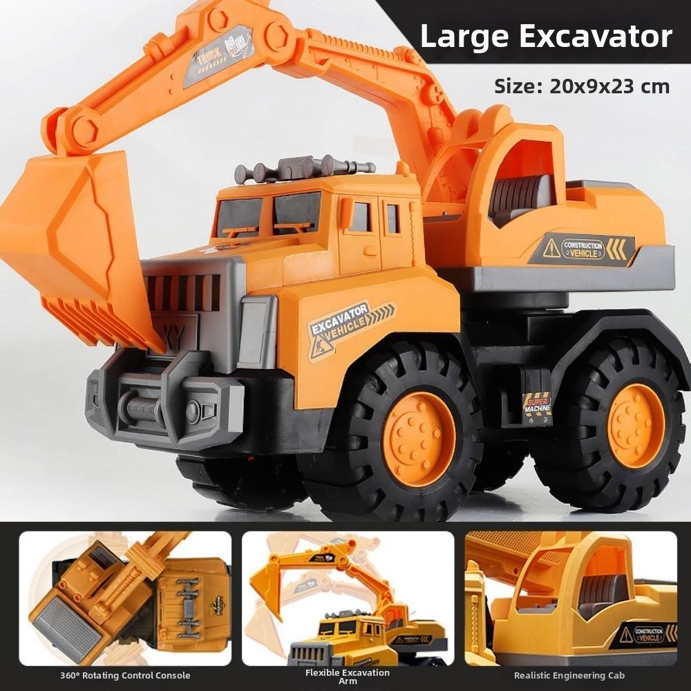 Drop Resistant Engineering Transport Vehicle Toys Plastic Simulation Diecast for Boys