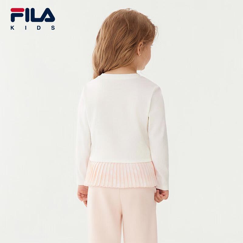 FILA Girls  Cotton Long-Sleeve Casual T-Shirt 120
