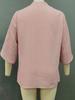 Autumn/Winter 2025 European & American Ruffle Edge Petal Sleeve Loose V-Neck Chiffon Top