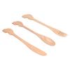 3pcs Wooden Tableware Set Spoon Fork Reusable Hand Made Utensils Portable Soup Spoon for Kitchen Picnic Hotel