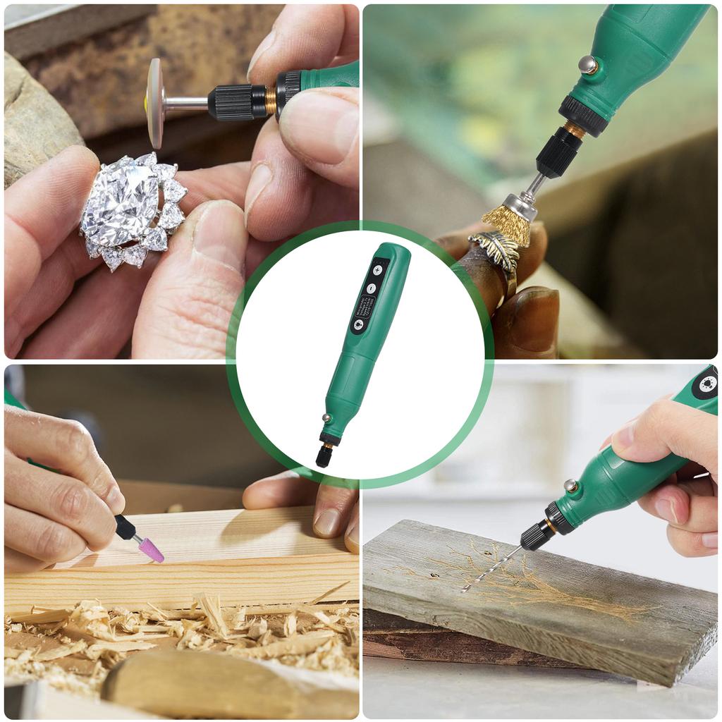 173 шт. Беспроводной вращающийся инструмент, 3,7 В, литий-ионный аккумулятор, 5 переменных скоростей, зарядка через USB, многоцелевой для