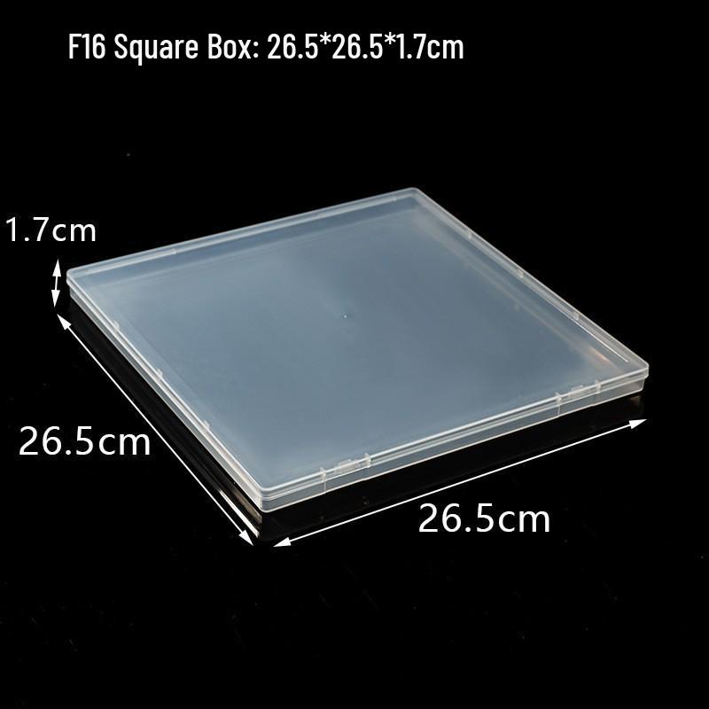 Rectangular Translucent PP Plastic Storage Box with Lid for Jewelry and Small Parts