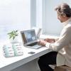 Display Holder Name Card Display Stand Transparent Business Card Storage Box  Organization Stand