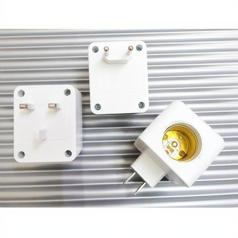 E27 Lamp Head 85-265V Automatic Light Controlled Sensor Switch White Shell For Aisle Bedroom Living Room