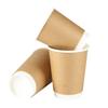 Disposable Double-Layer Insulated Coffee Cups with Lids