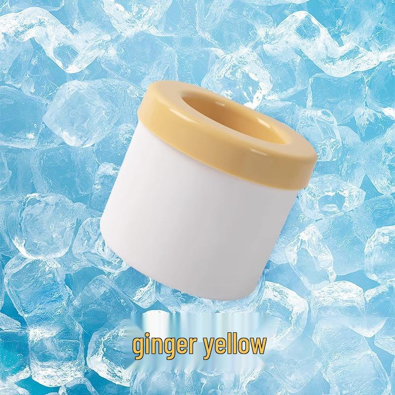 

Силиконовая форма для льда с щипками - Легко извлекаемая форма для кубиков льда, Быстрозамораживающее ведро для льда цилиндрической формы