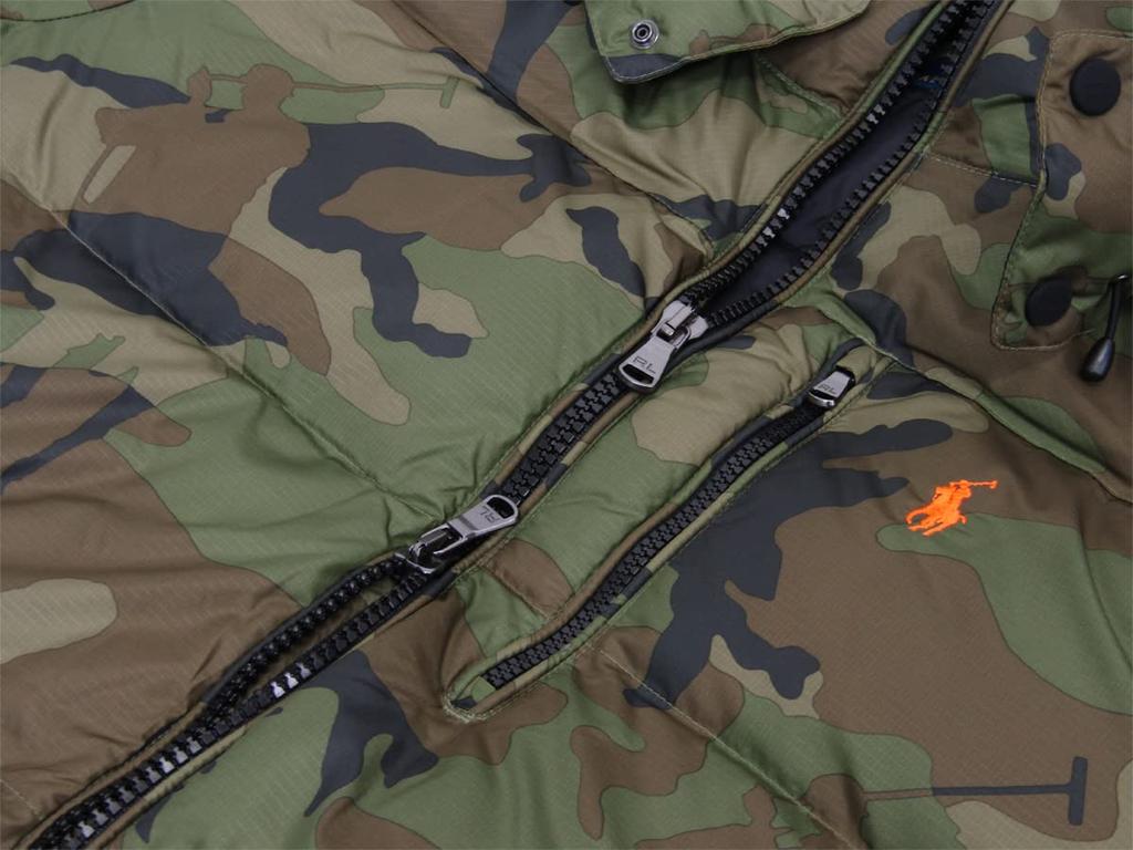 POLO RALPH LAUREN Down Size Multicolor Men's Double-Zip High-Loft Jacket/Parka, Small, (Product Code 0101883)